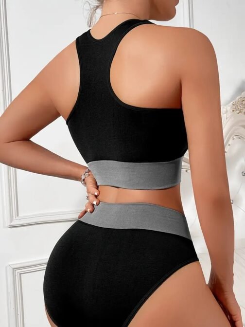 Conjunto de Lencería de Dos Piezas para Mujer - Otoño/Invierno - Imagen 2