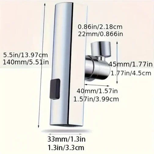 1pc Adaptador Universal De Grifo Multifunción - Imagen 2