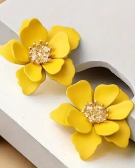 Arete Flor Amarillo
