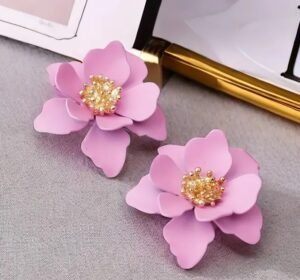 Arete Flor Rosa