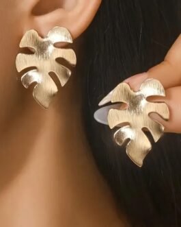 Aretes De Hojas Tropicales