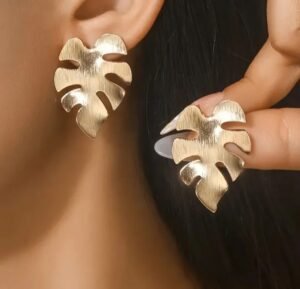 Aretes De Hojas Tropicales