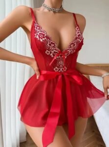 Minifalda Roja Sensual Para Mujer Talla M