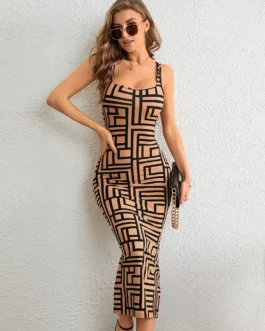 Vestido Geometrico - Talla M