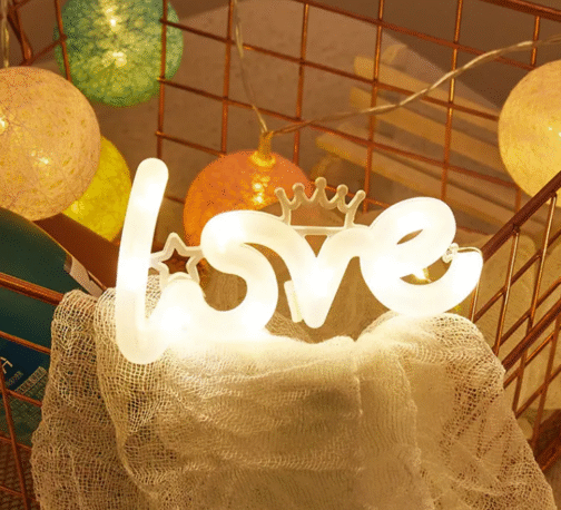 Lámpara Led Love